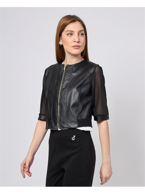 Veste à manches courtes pour femme Mademoiselle du Monde MADEMOISELLE DU MONDE | F579-MDM612NERO